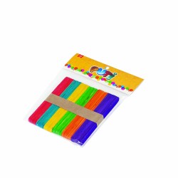PUTİ 4582 AHŞAP KÜÇÜK DİL ÇUBUĞU RENKLİ 50Lİ